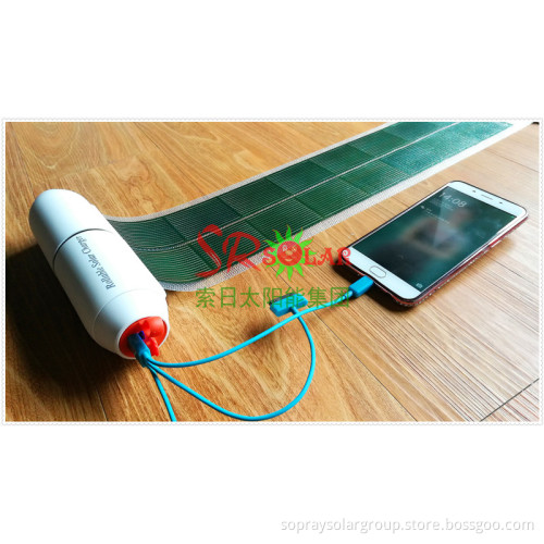 Rollable Flexible Portable Solar Panel Charger
